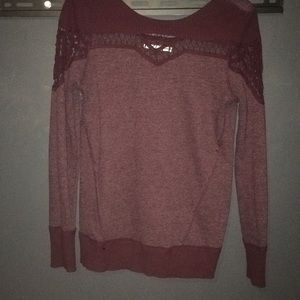 Burgundy sweater